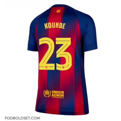 Barcelona Jules Kounde #23 Hjemmebanetrøje Dame 2025-26 Kortærmet Barcelona Jules Kounde #23 Hjemmebanetrøje Dame 2025-26 Kortærmet